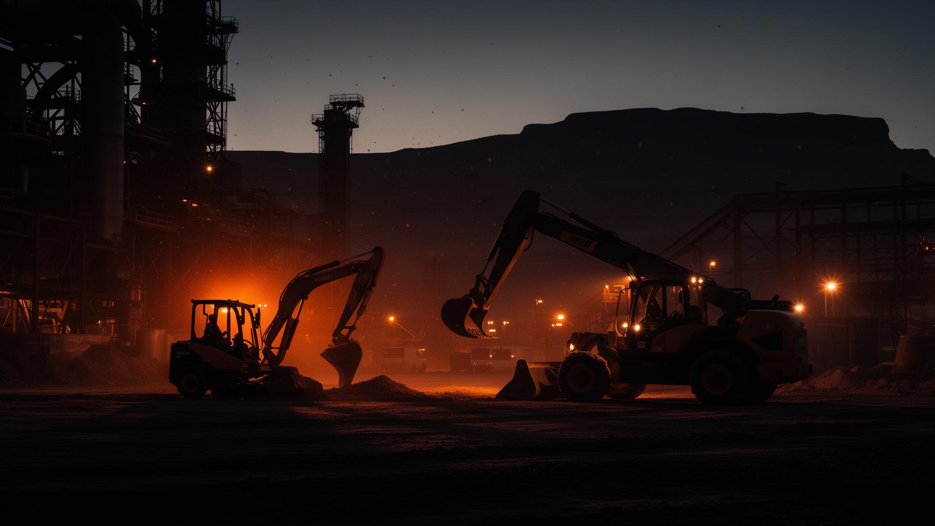 ArcaCraft industrial operations in Utah at sunset