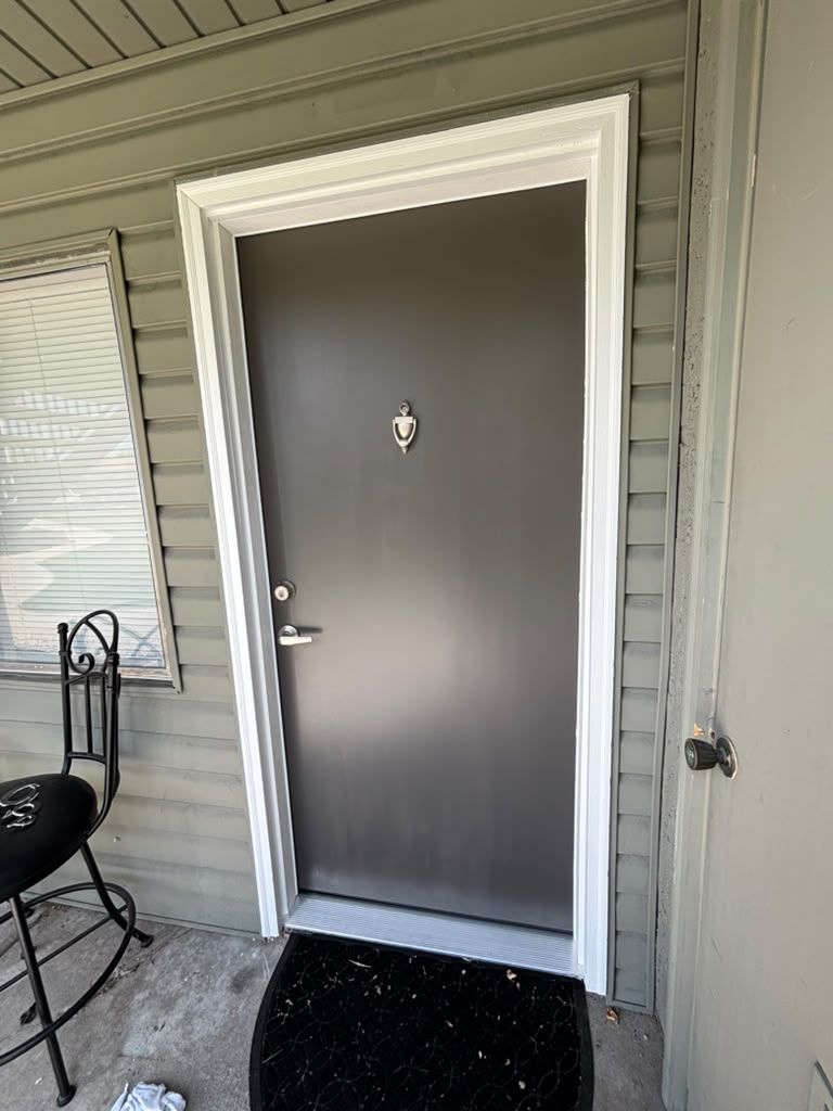 Door restoration with premium finish