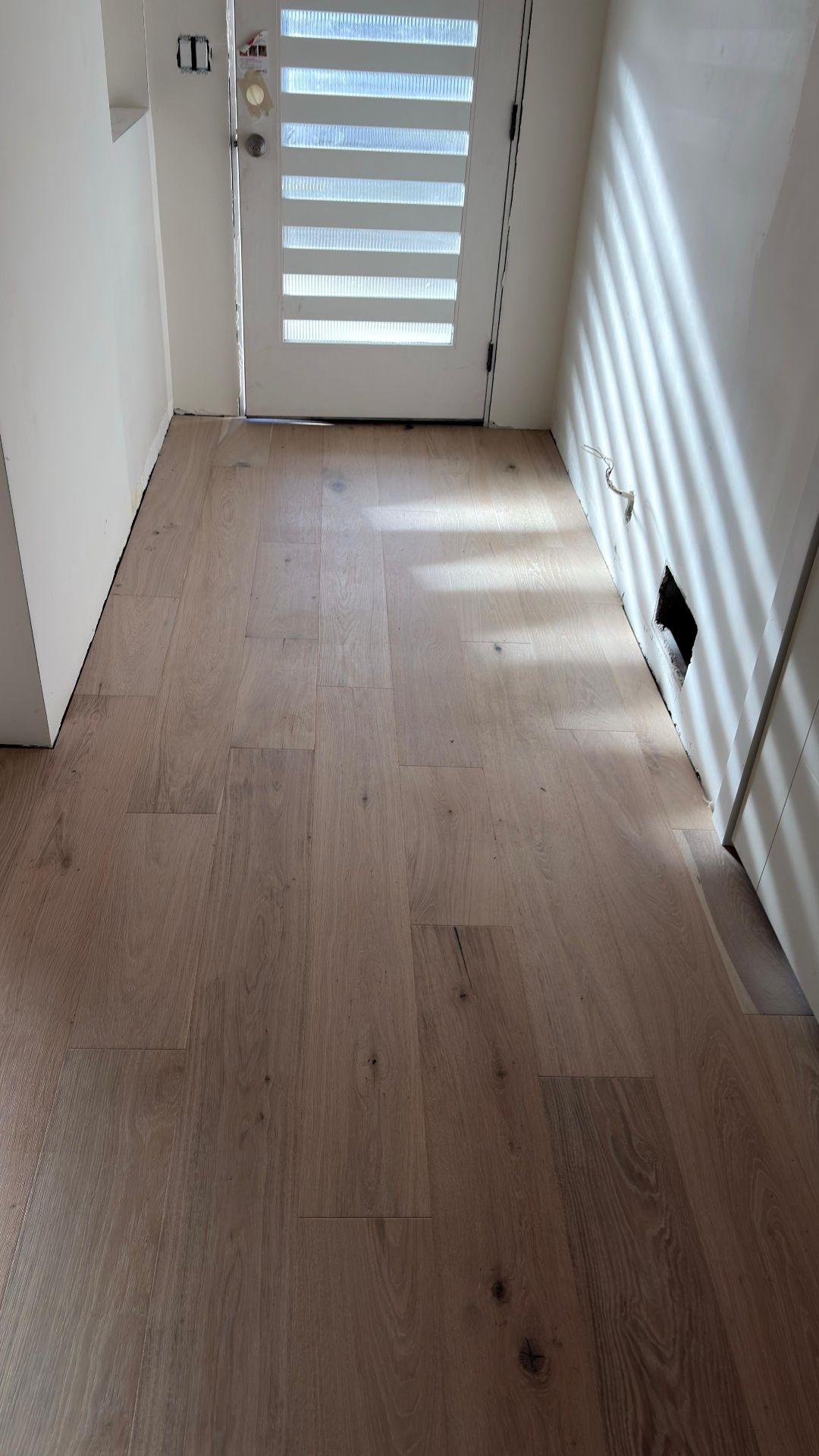 European fine wood entryway